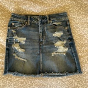 American Eagle jean skirt